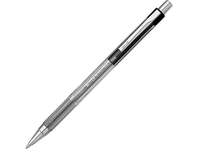 PILOT Pen 30000 The Better Ball Point Pen Refillable & Retractable Ballpoint Pens, Fine Point, Black Ink, 12-Pack - Image 3